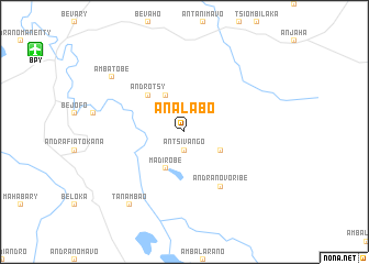 map of Analabo