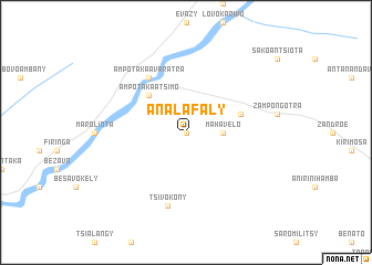 map of Analafaly