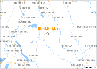 map of Analakely