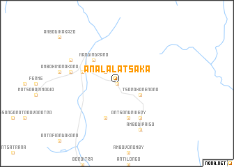 map of Analalatsaka