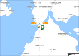 map of Analalava
