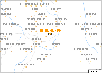 map of Analalava