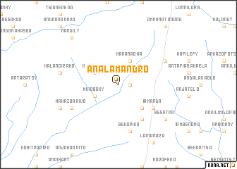 map of Analamandro