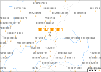 map of Analamarina