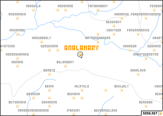 map of Analamary