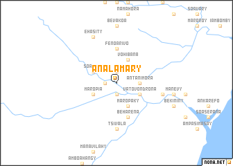 map of Analamary