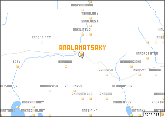 map of Analamatsaky