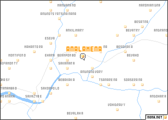 map of Analamena