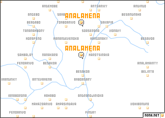 map of Analamena