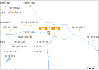 map of Analamena