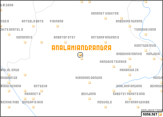 map of Analamiandrandra