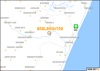 map of Analamiditra