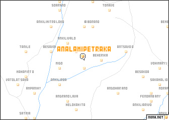 map of Analamipetraka