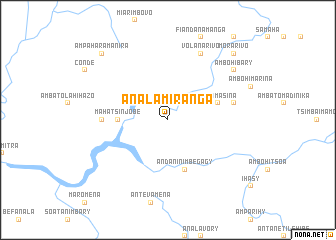 map of Analamiranga