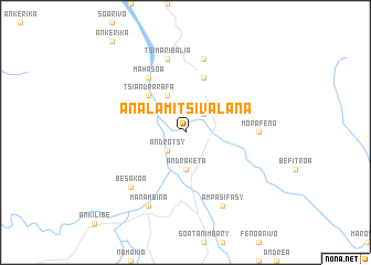 map of Analamitsivalana