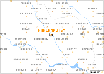 map of Analampotsy