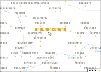 map of Analanakondro