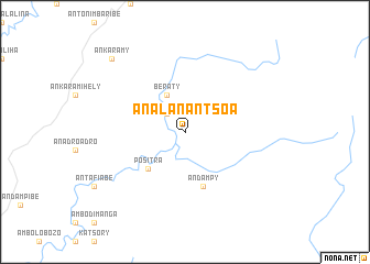 map of Analanantsoa