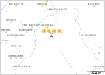 map of Analanivo