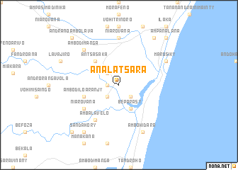 map of Analatsara