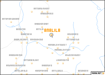 map of Analila