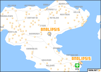 map of Análipsis