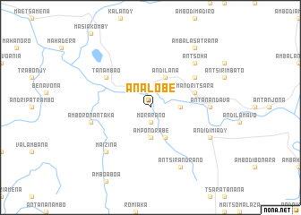 map of Analobe