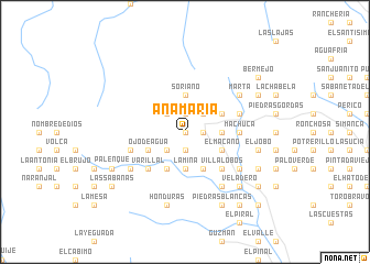 map of Ana María