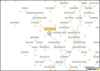 map of Anama