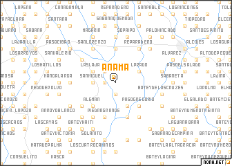 map of Anamá