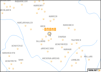 map of Anama