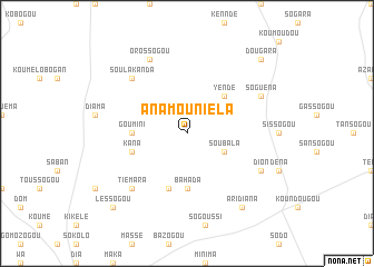 map of Anamouniéla