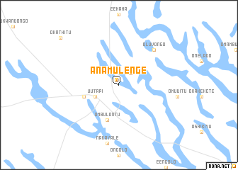 map of Anamulenge