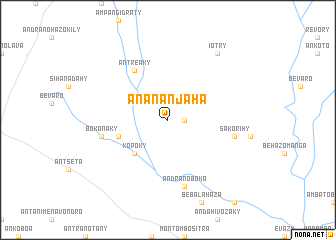 map of Anananjaha