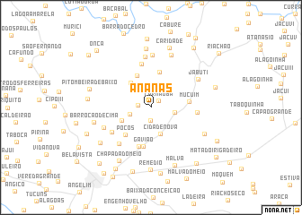 map of Ananás