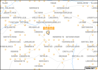 map of Añana