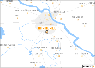 map of Anandale