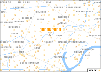 map of Anandpura