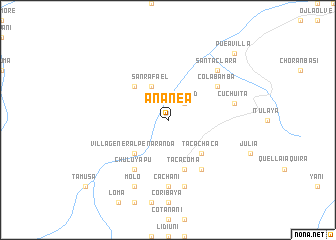 map of Ananea
