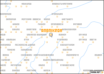 map of Ananikrom