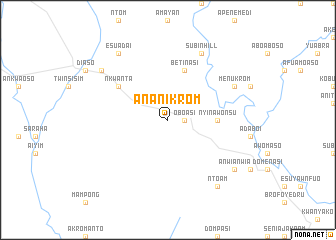 map of Ananikrom