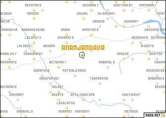 map of Ananjandava