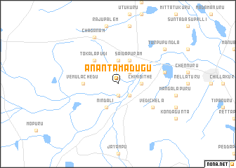 map of Anantamadugu