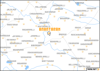 map of Anantāram