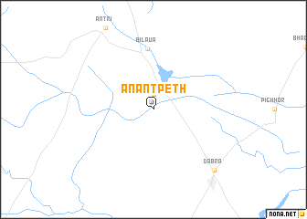 map of Anant Peth