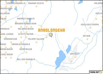 map of Anaolondewa