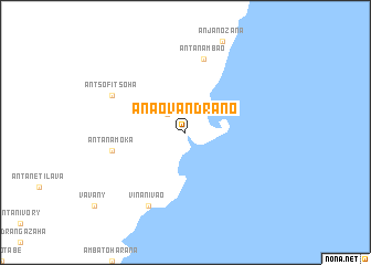 map of Anaovandrano