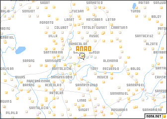 map of Anao