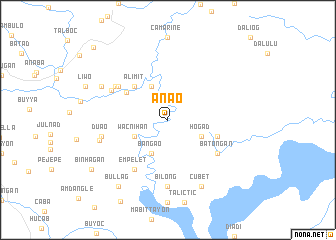 map of Anao