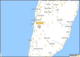 map of Anao